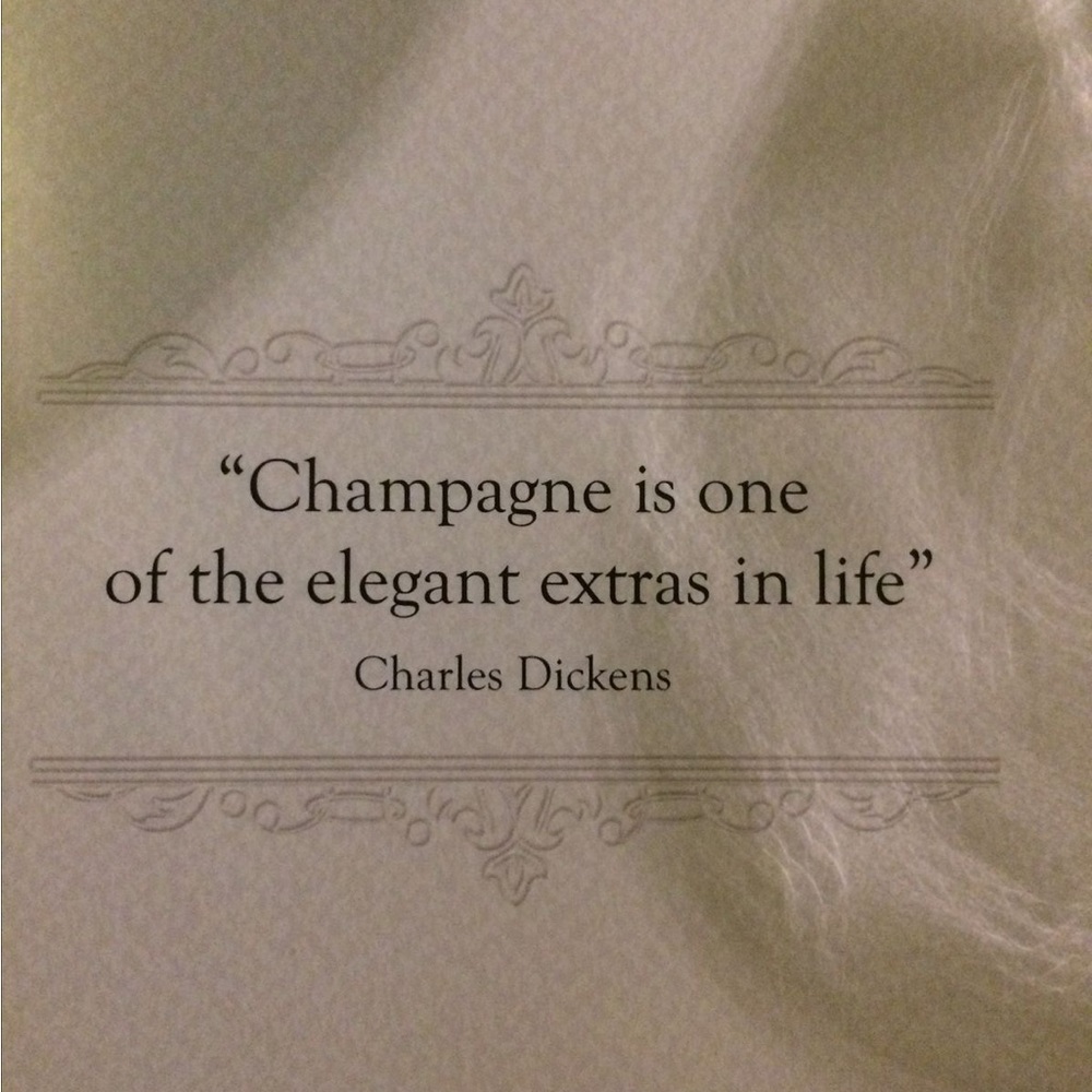 but first, champagne. Art - framed message. - Picture 8 of 16